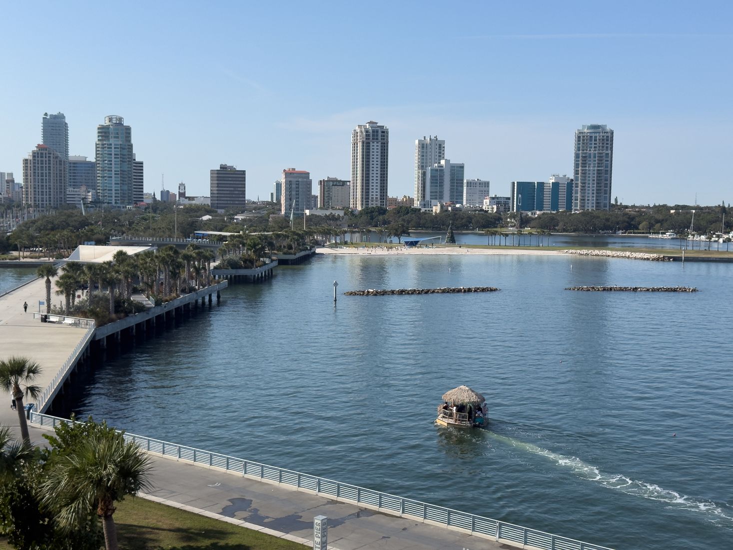 Florida waterfront with buildings across the lake Florida waterfront with buildings across the lake